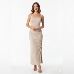 Olivia Rae Cream Maxi Dress